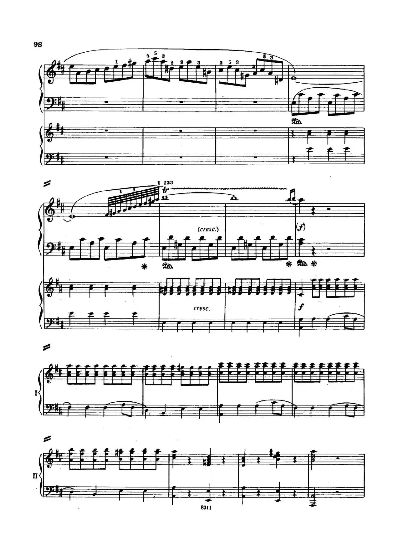 Concerto no 5 K 175 - 2 Piano（Ⅲ）