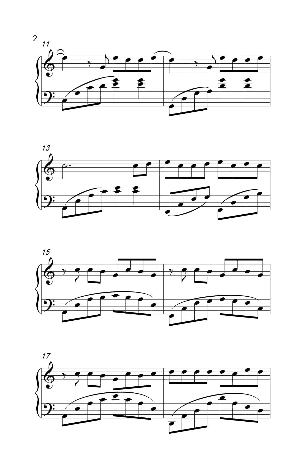 倒带（《弹吧音教》制谱版）