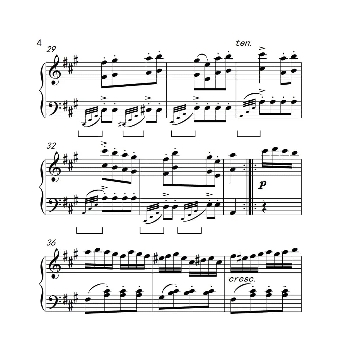 A大调钢琴奏鸣曲（土耳其风格的回旋曲）