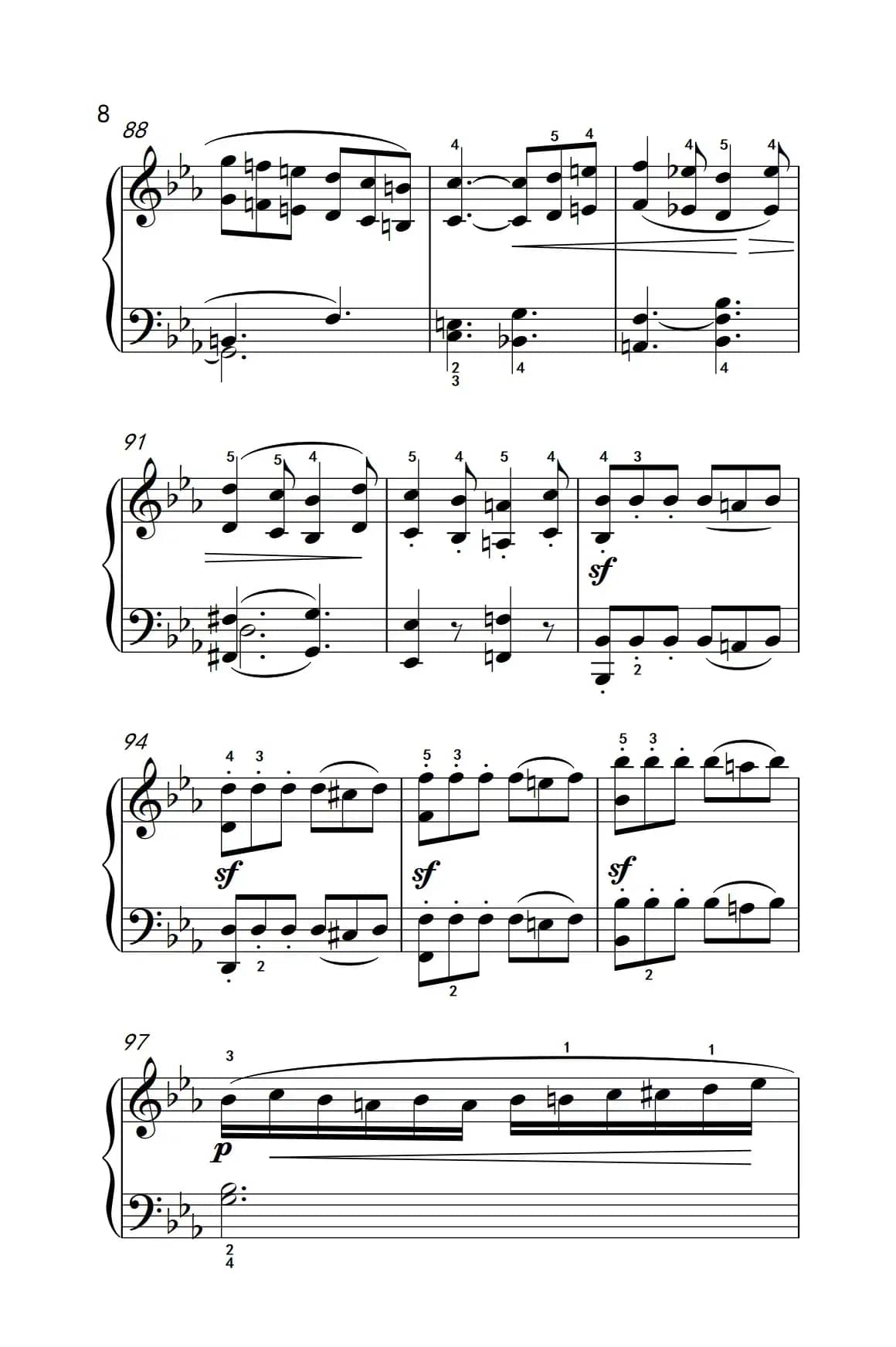 奏鸣曲 Opus 7 第一乐章（贝多芬奏鸣曲集 2）