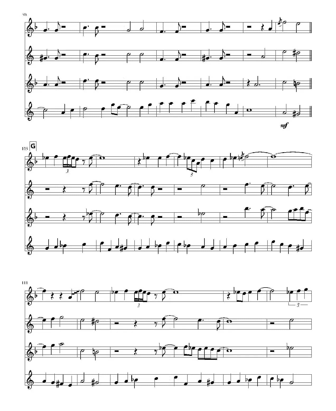 風の通り道（四重奏）