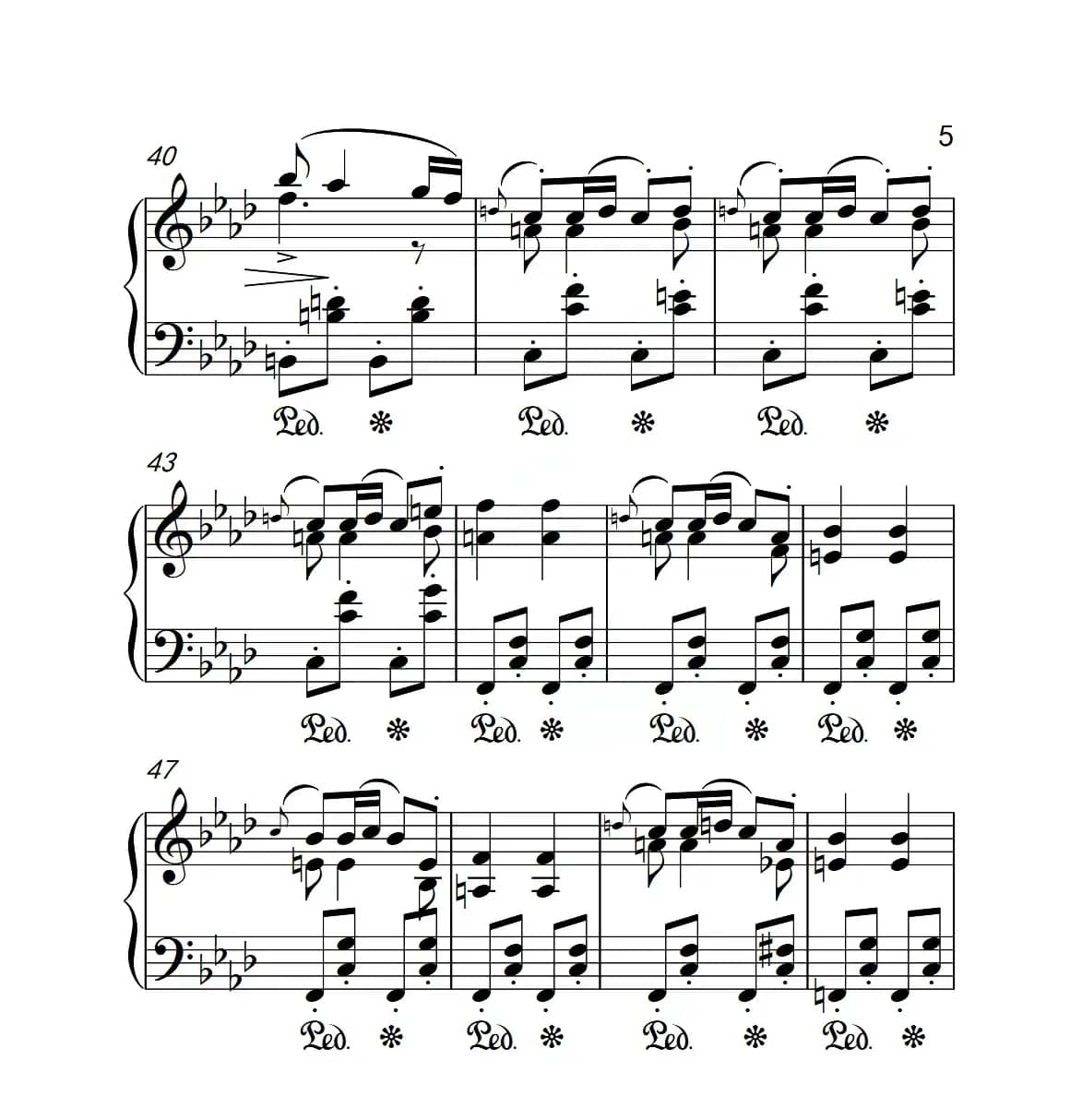 第六级 音乐瞬间（中国音乐学院钢琴考级作品1~6级）