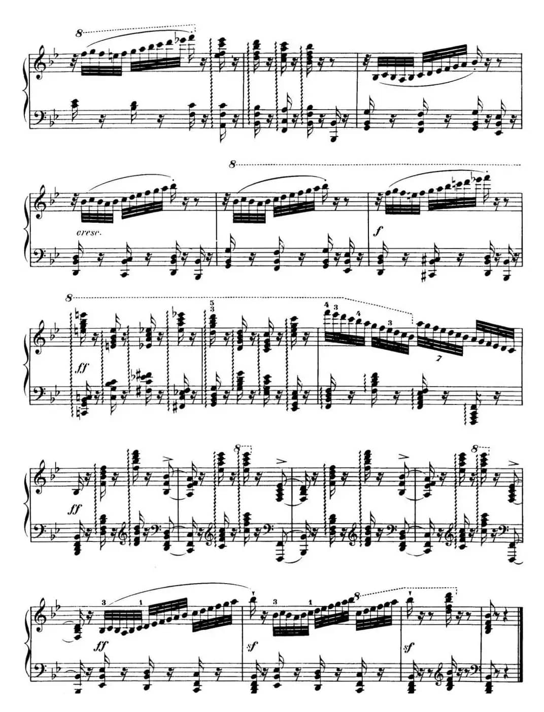 50首车尔尼Op.740钢琴手指灵巧技术练习曲（NO.13）