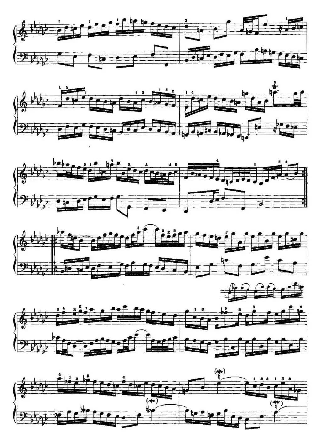 手风琴复调作品：降e小调前奏曲