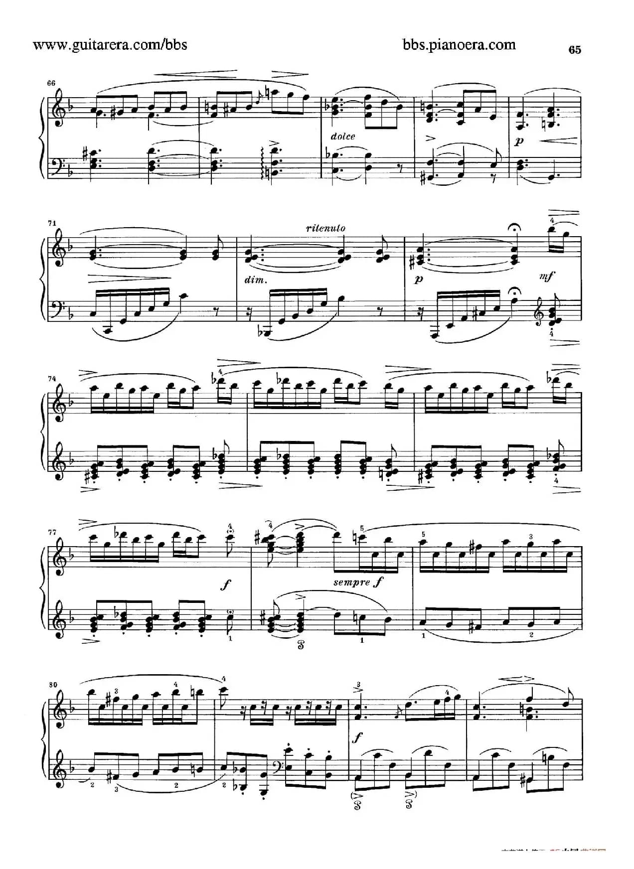 Neue Aquarelle Op.57(新水彩画· 5. 随想曲)