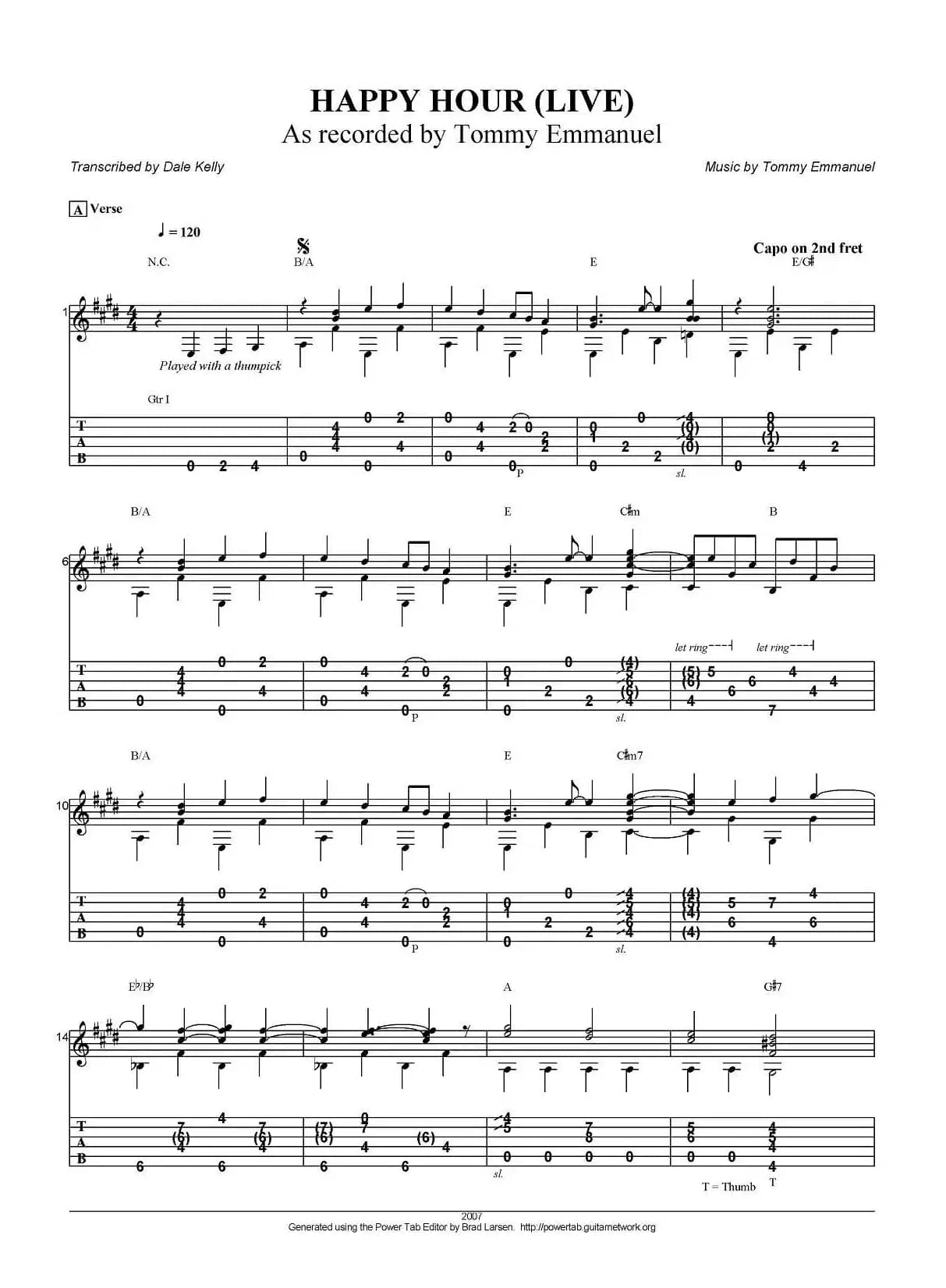 tommy emmanuel：happy hour live（指弹吉他）