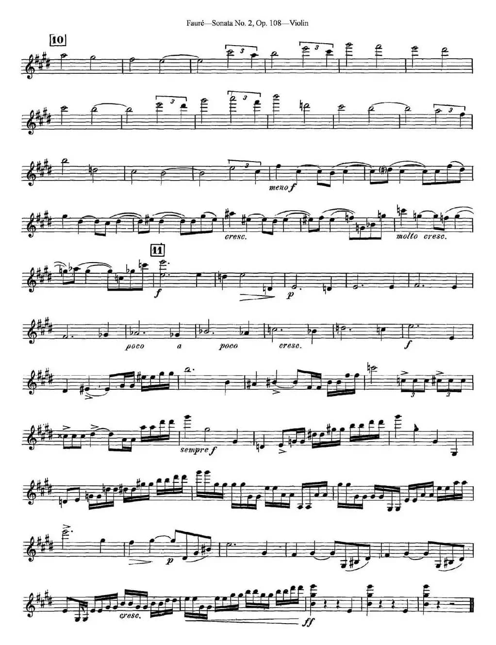 Violin Sonata No.2 Op.108