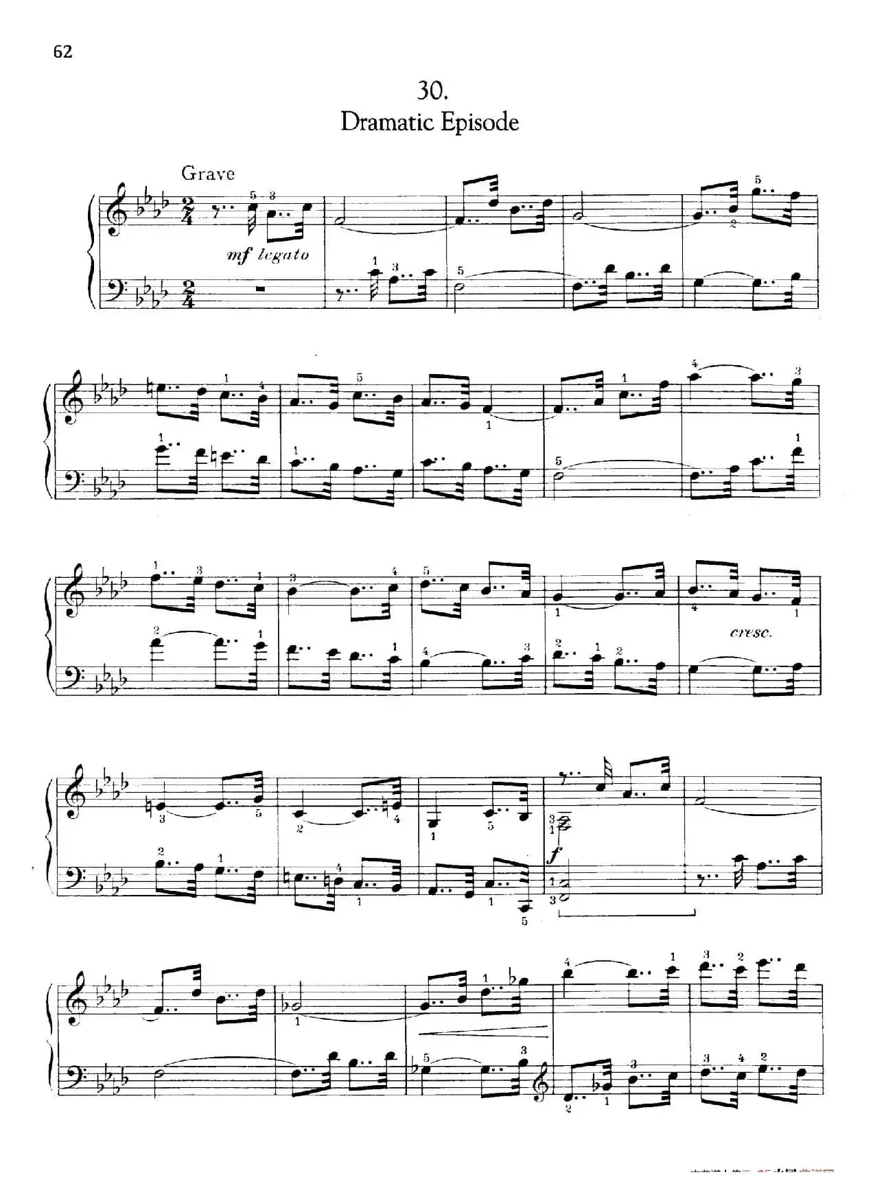 Thirty Pieces For Children Op.27（30首儿童钢琴曲 26—30）