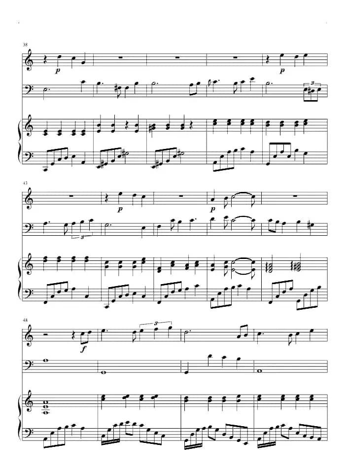 天空之城（小提琴+大提琴+钢琴）