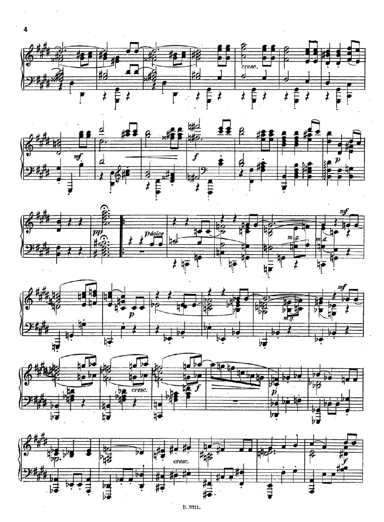 Four Pieces 4首小品 Op.2（Ⅰ）