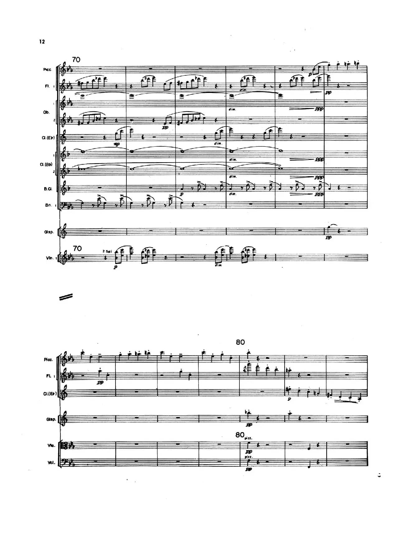 OVERTURE TO CANDIDE（《坎迪德》序曲）（交响乐总谱）