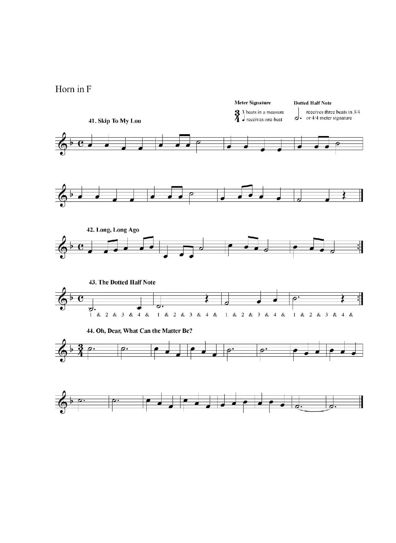 F调圆号初级教程