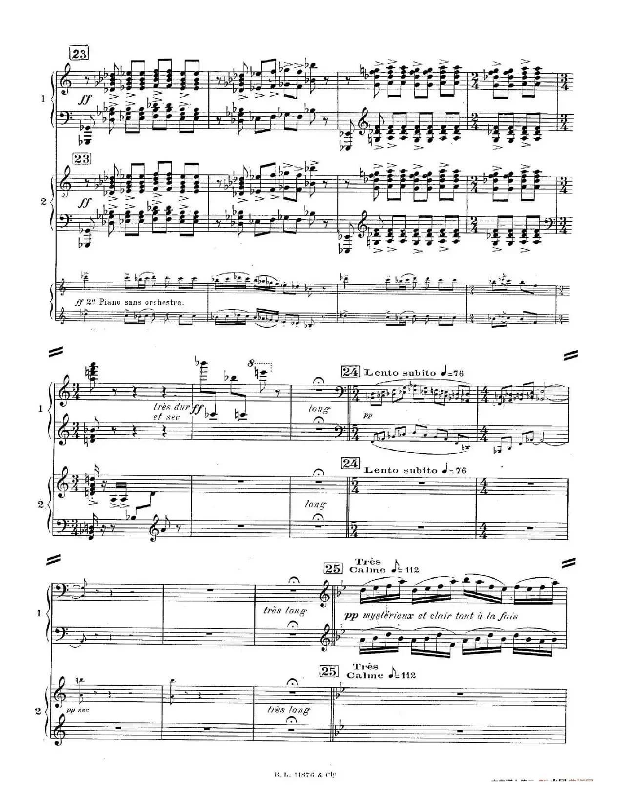 Concerto for 2 Pianos in d Minor（d小调双钢琴协奏曲· 第一乐章）