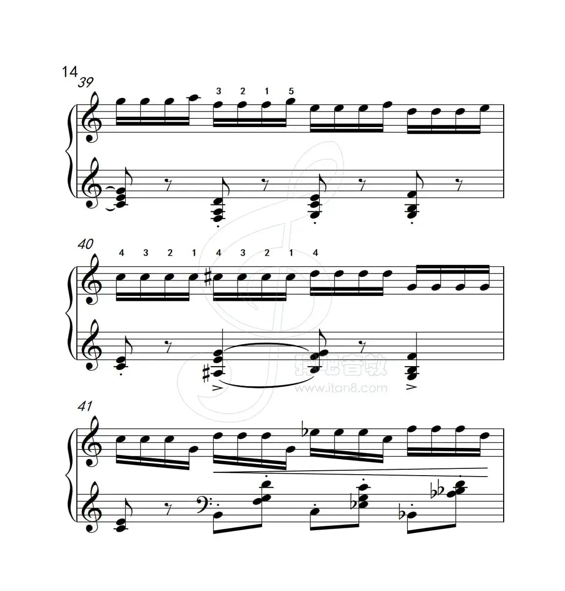 练习曲 12（克拉莫钢琴练习曲60首）