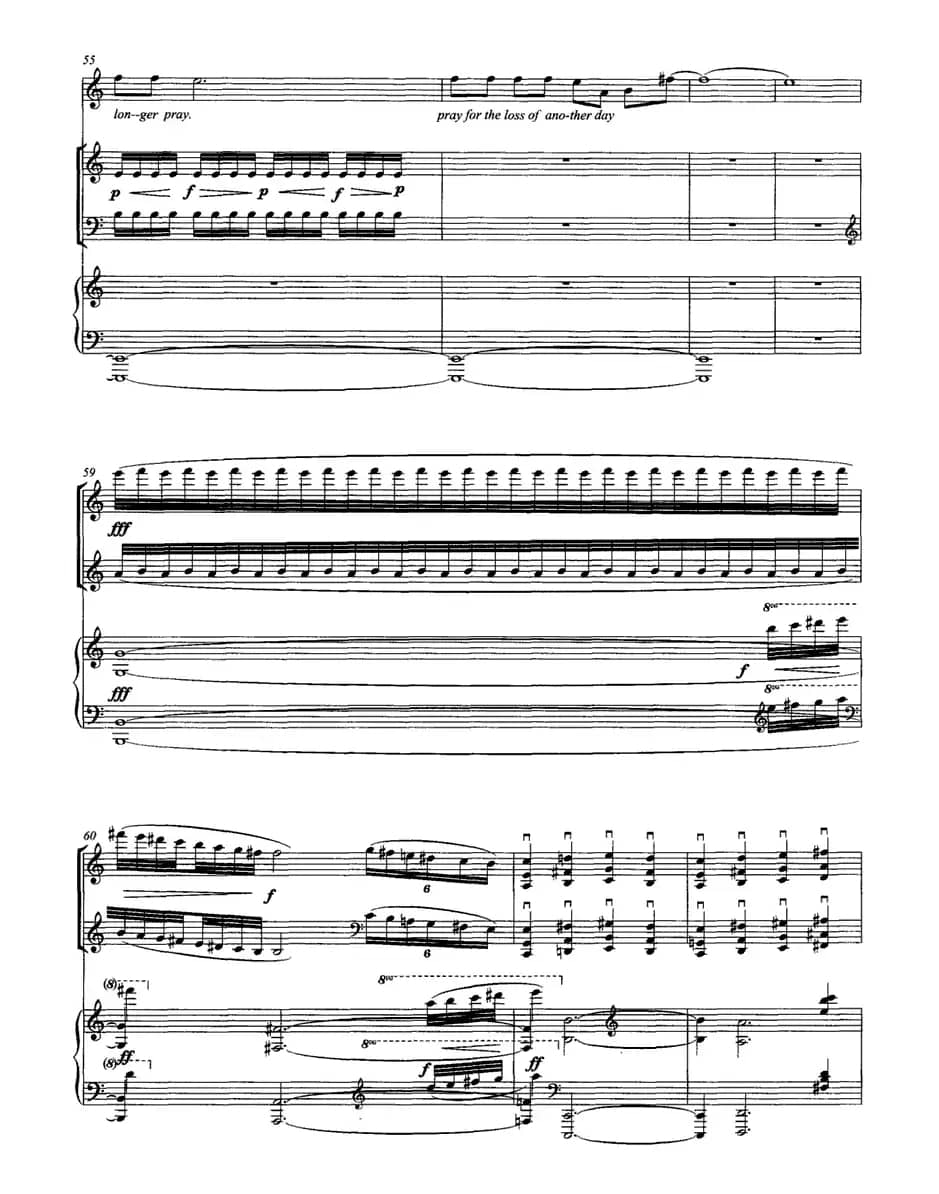 还没遗忘的记忆（女高音+小提琴+大提琴+钢琴）