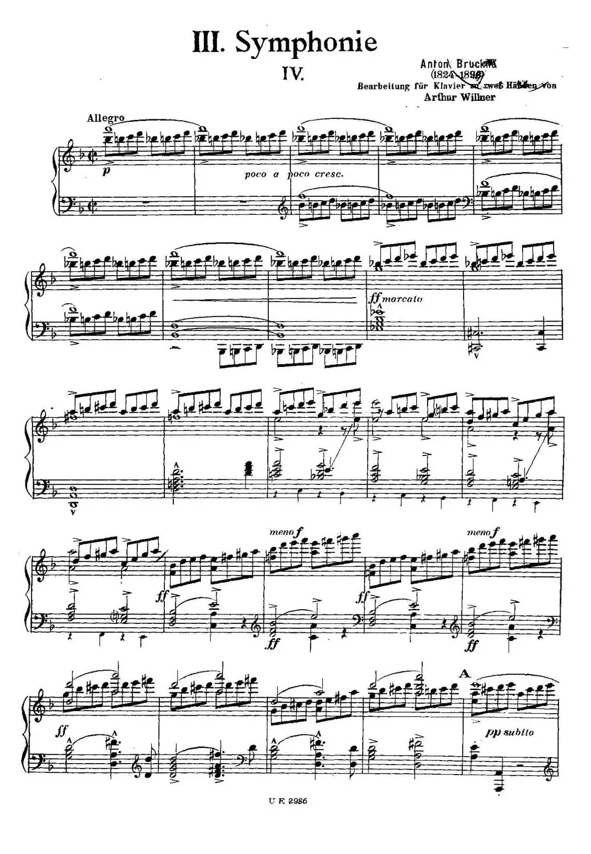 Symphony No.3 in d Minor - Solo Piano（d小调第三交响曲·钢琴独奏版·Ⅳ）
