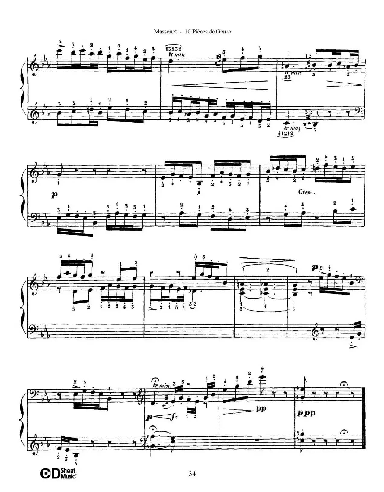 Dix Pièces de Genre Op.10(10首个性小品·Ⅸ)