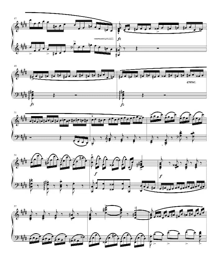 肖邦练习曲op10.4