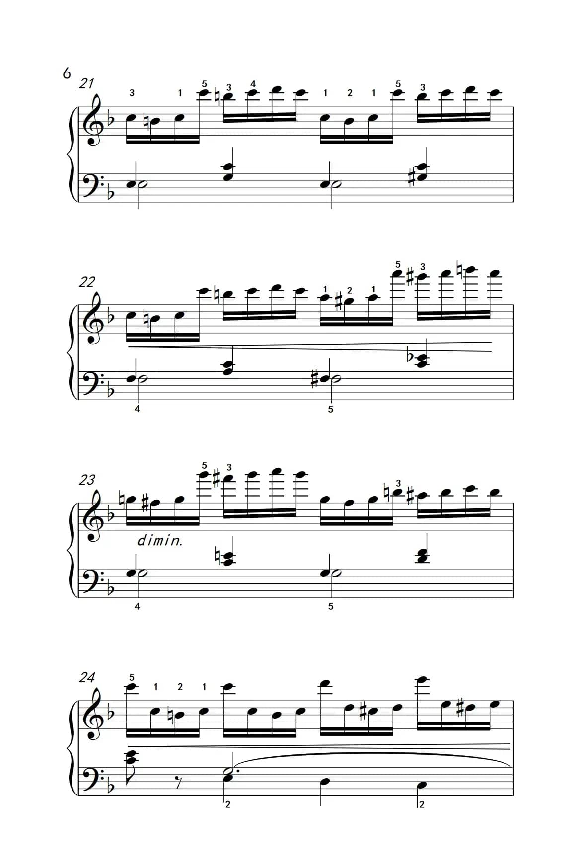 第七级2.练习曲（中央音乐学院 钢琴（业余）考级教程 7-9级）