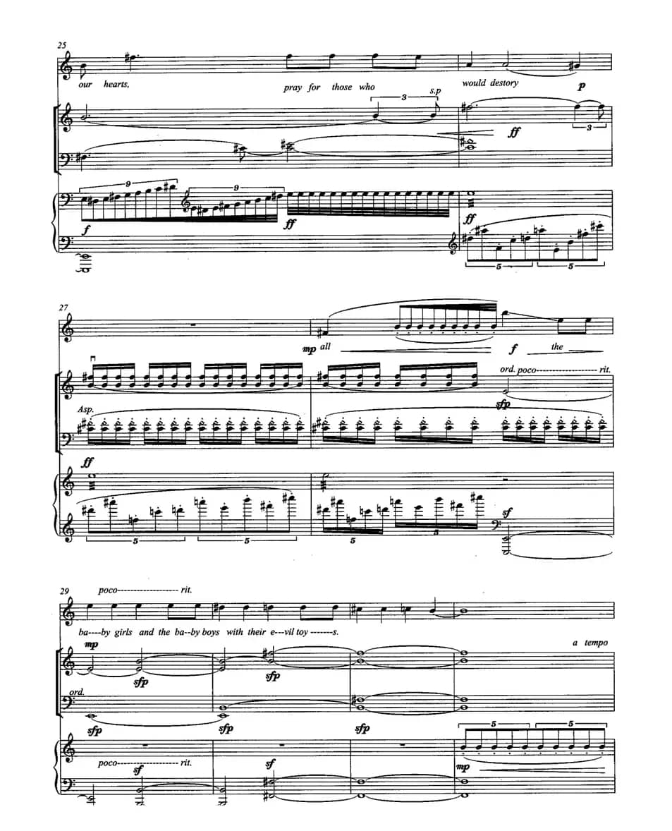 还没遗忘的记忆（女高音+小提琴+大提琴+钢琴）