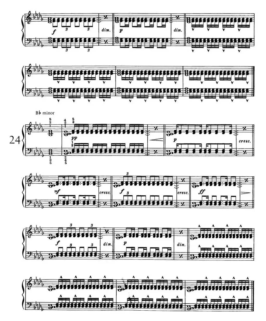 Technical Exercises S.146（李斯特钢琴技巧练习 BOOKⅠ）