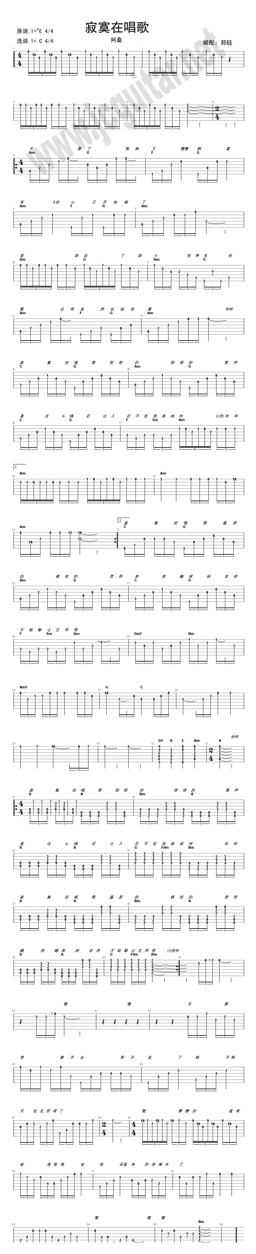 寂寞在唱歌（施人诚词）