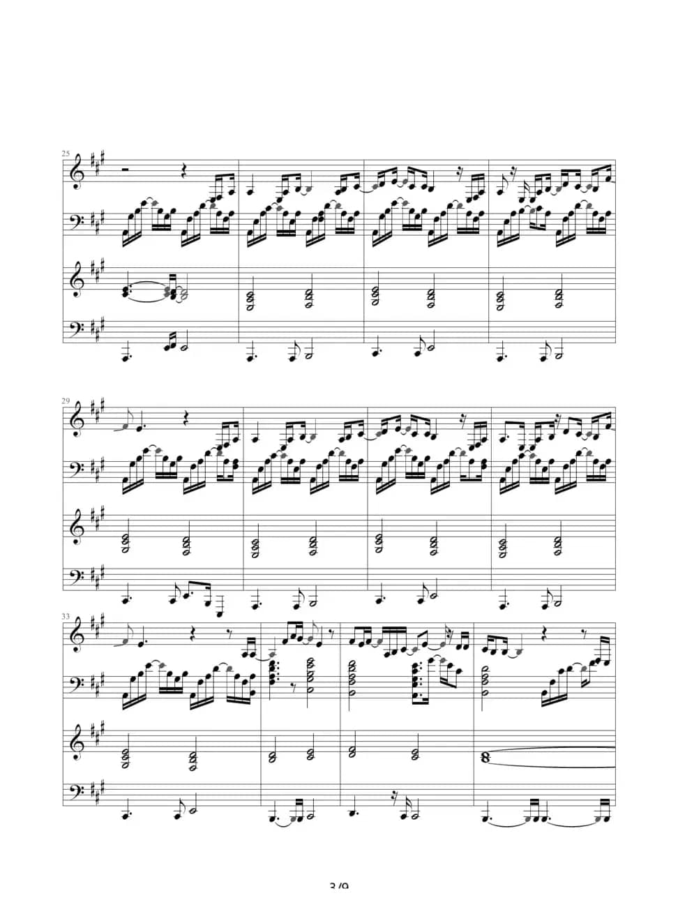 Heal the World（四手联弹）