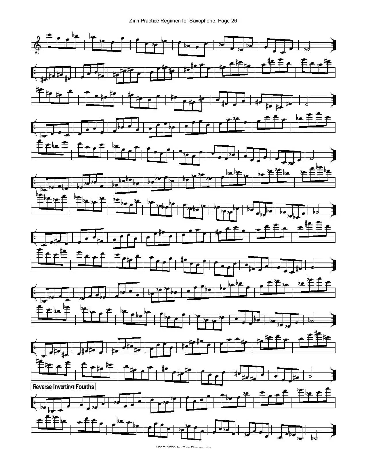 ZinnRegimenSax2009练习曲