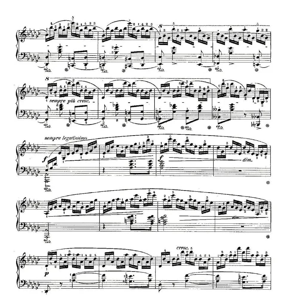 肖邦钢琴练习曲，Op.10之五