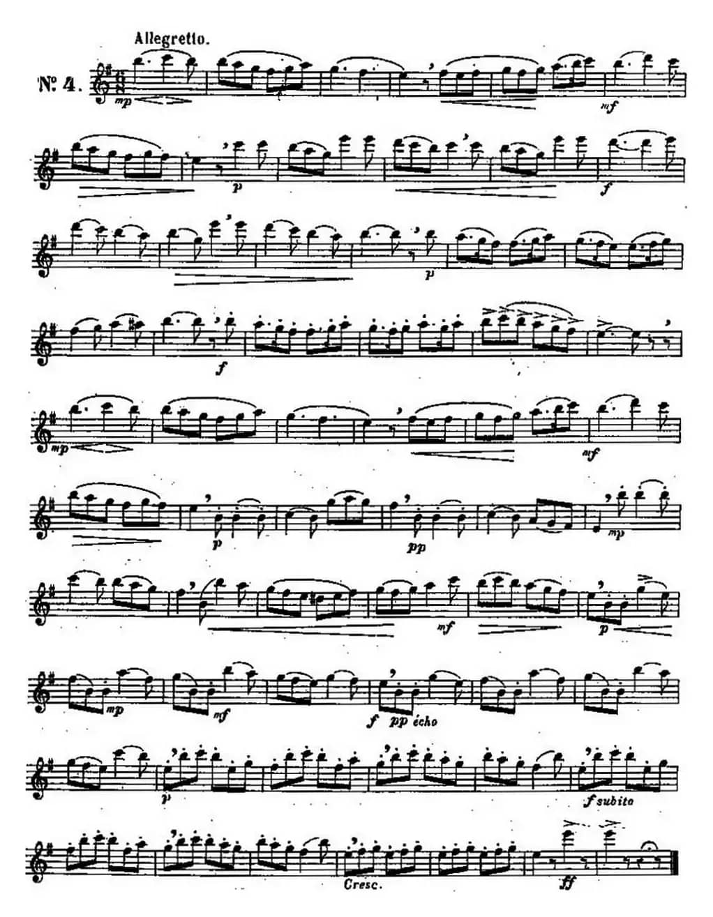 二十首练习曲作品131号（NO.4）