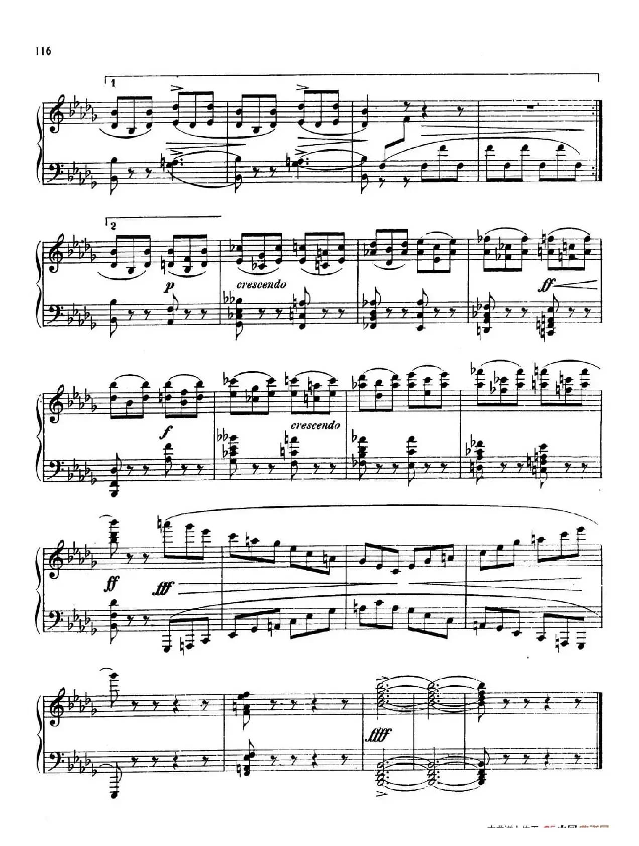 24 Characteristic Pieces Op.36（24首性格小品·22）