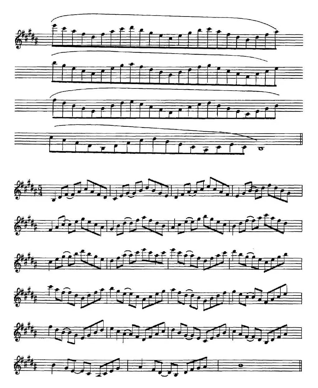 萨克斯演奏教程第五节（五音和弦-守调变奏）