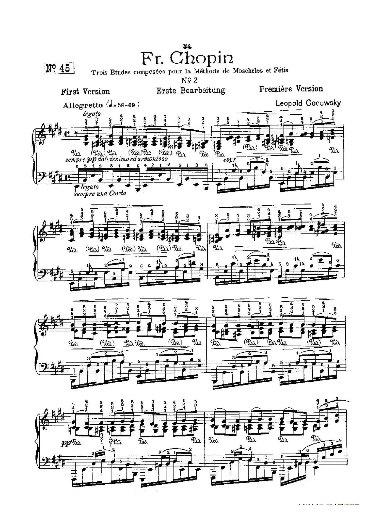 53首以肖邦练习曲为素材而作的练习曲(No.45)