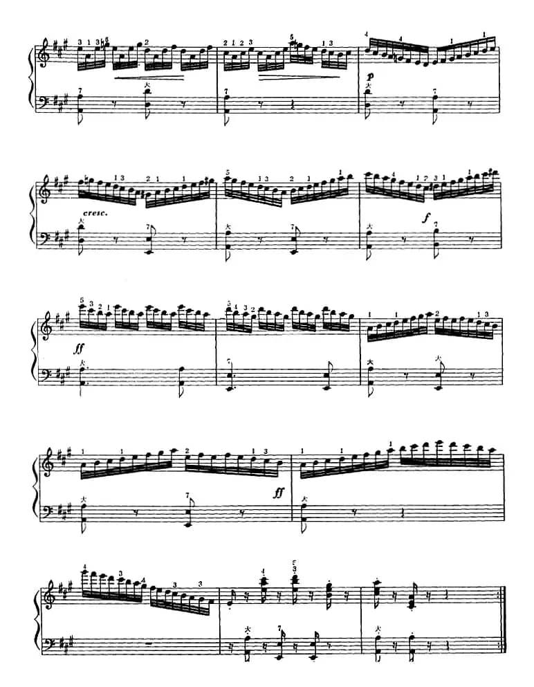 手风琴技术训练练习曲（2）