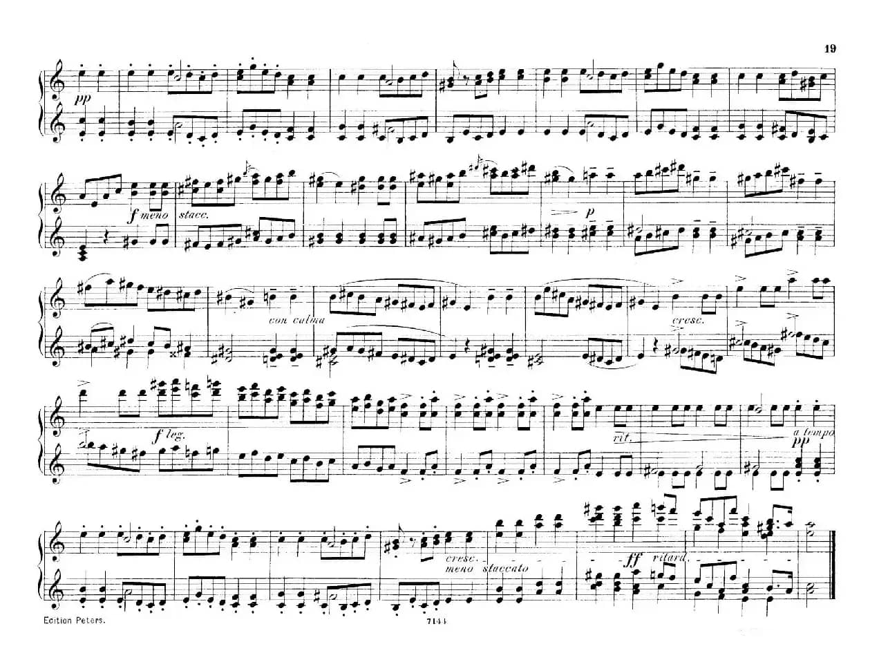 Deux Morceaux Pour Quatre Mains Op.43(2首四手联弹小品·2)