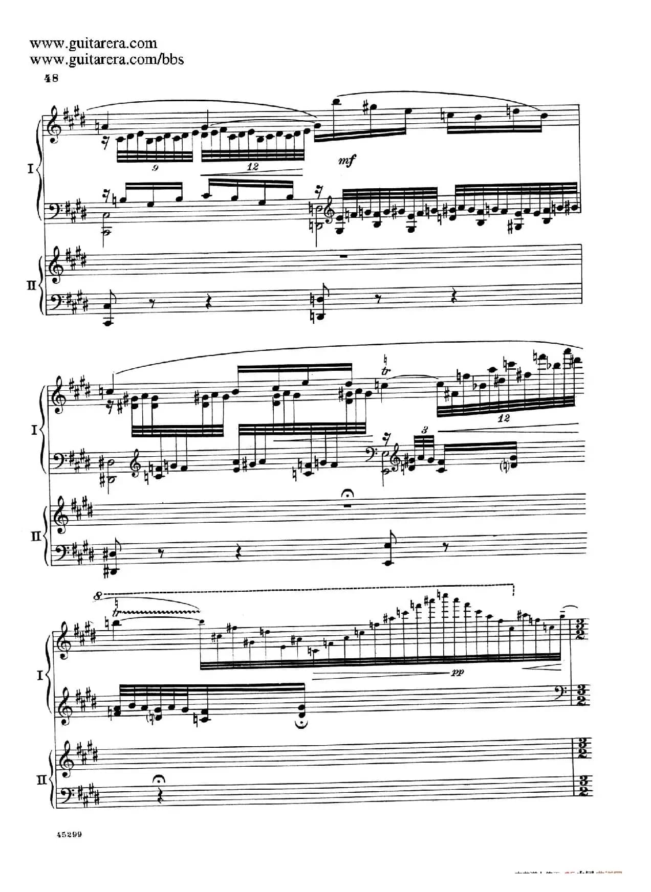 Piano Concerto Op.38（钢琴协奏曲·双钢琴·第二乐章）