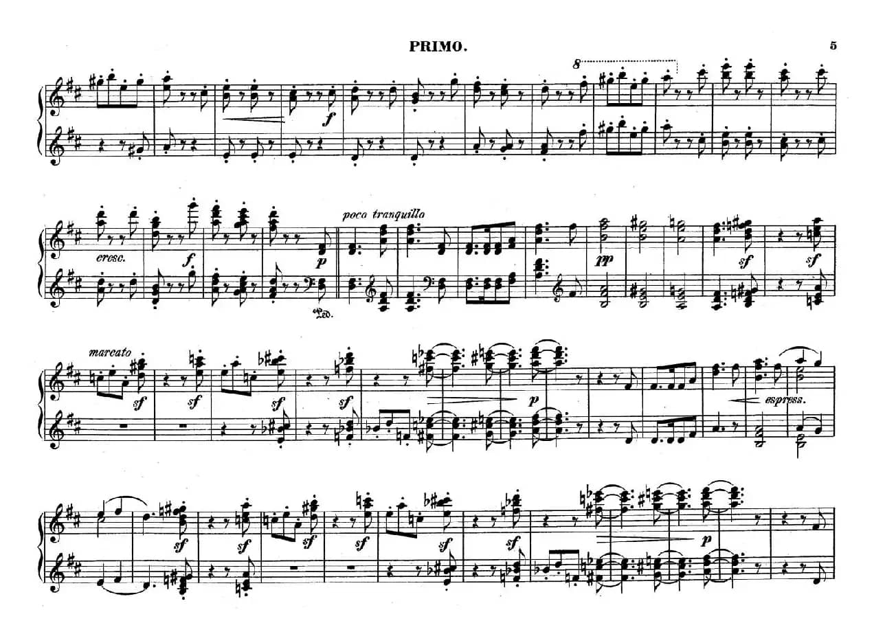 Zwolf Original-Compositionen fur Pianoforte zu 4 Handen Op.57(12首四手联弹小品·8)