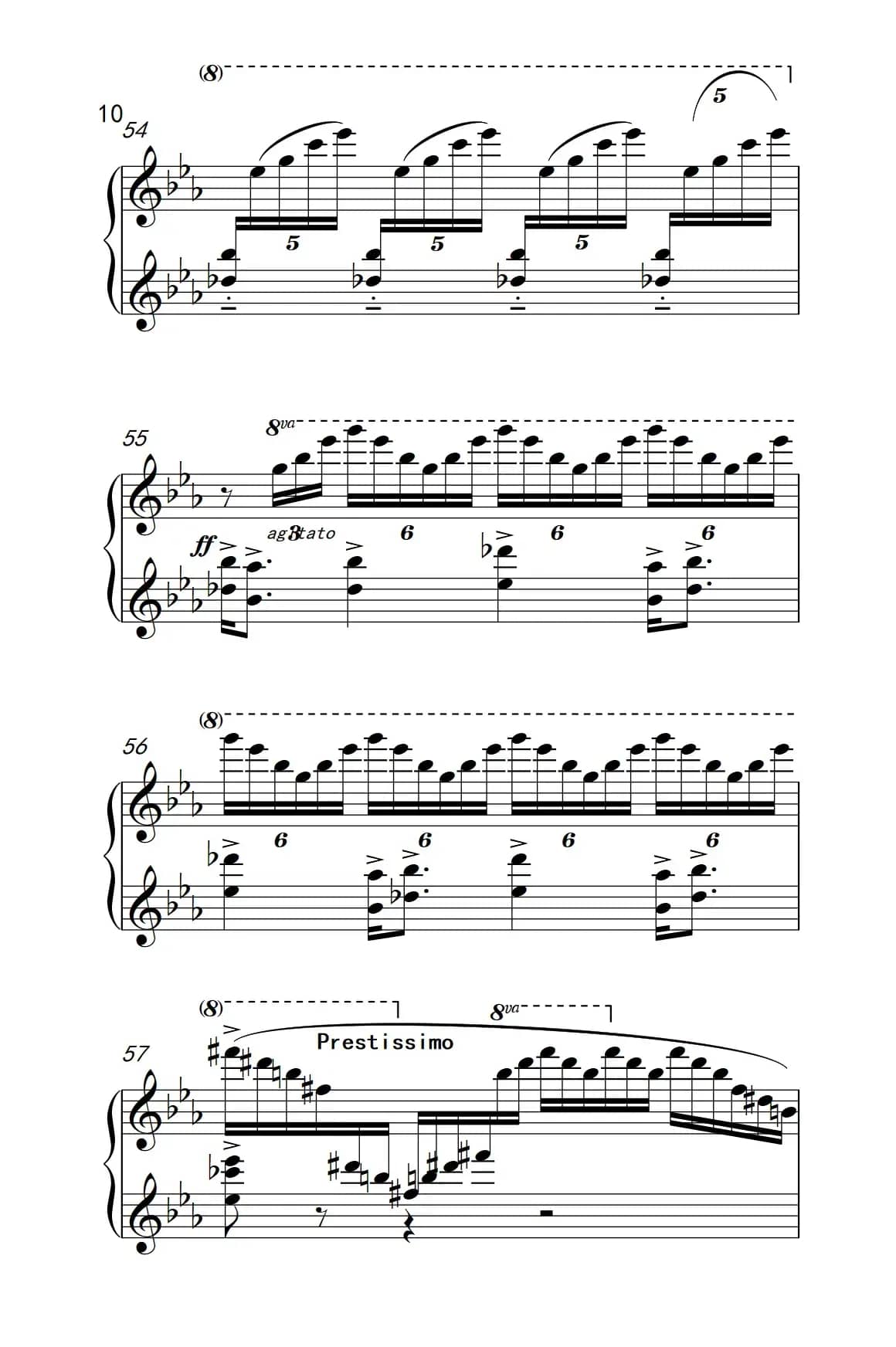 第九级3.旱天雷（中央音乐学院 钢琴（业余）考级教程 7-9级）