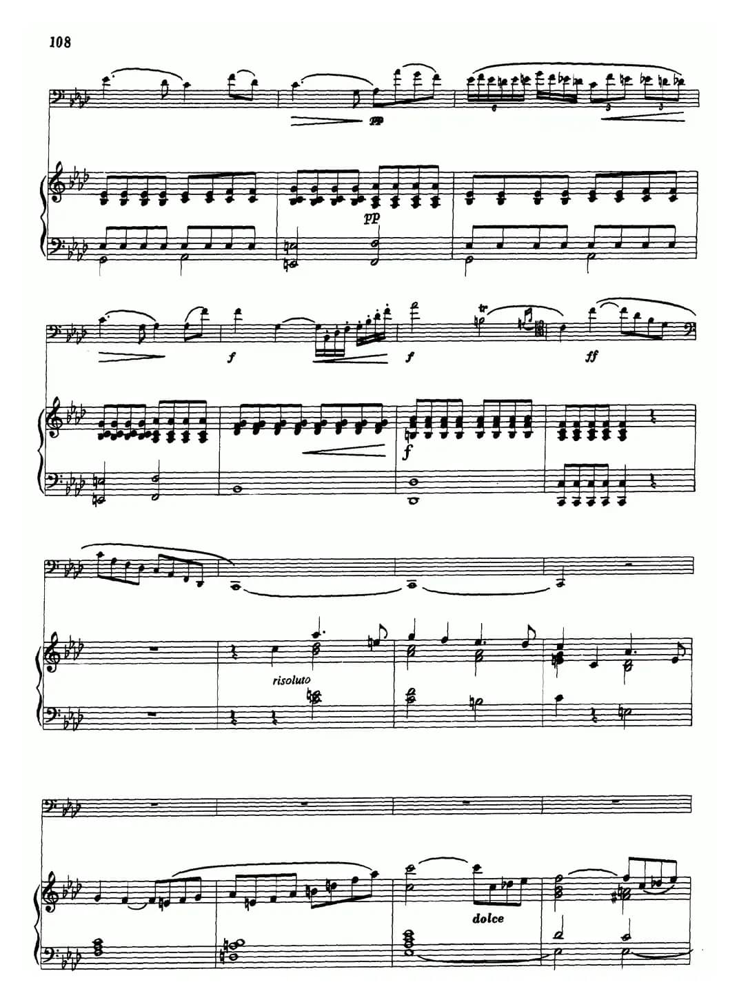 F小调第二协奏曲（大管+钢琴伴奏）