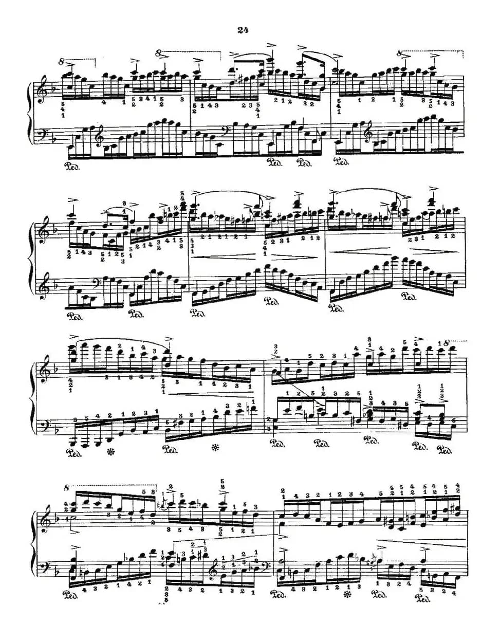 肖邦《练习曲》Fr.Chopin Op.10 No8-1