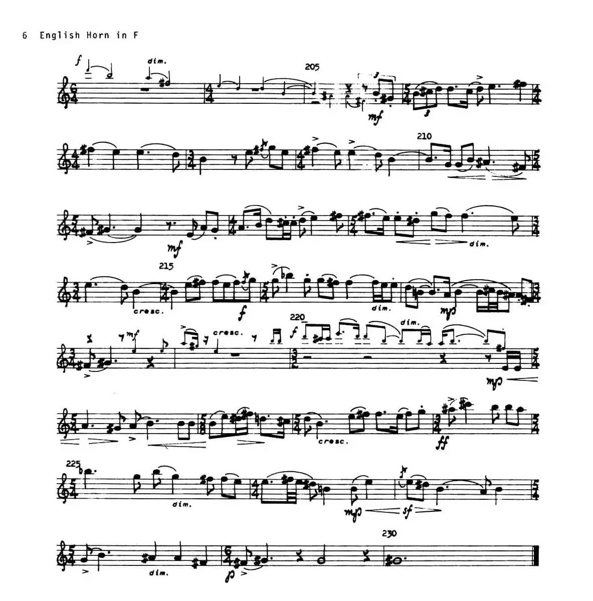 Sonata（英国管与钢琴奏鸣曲英国管分谱）