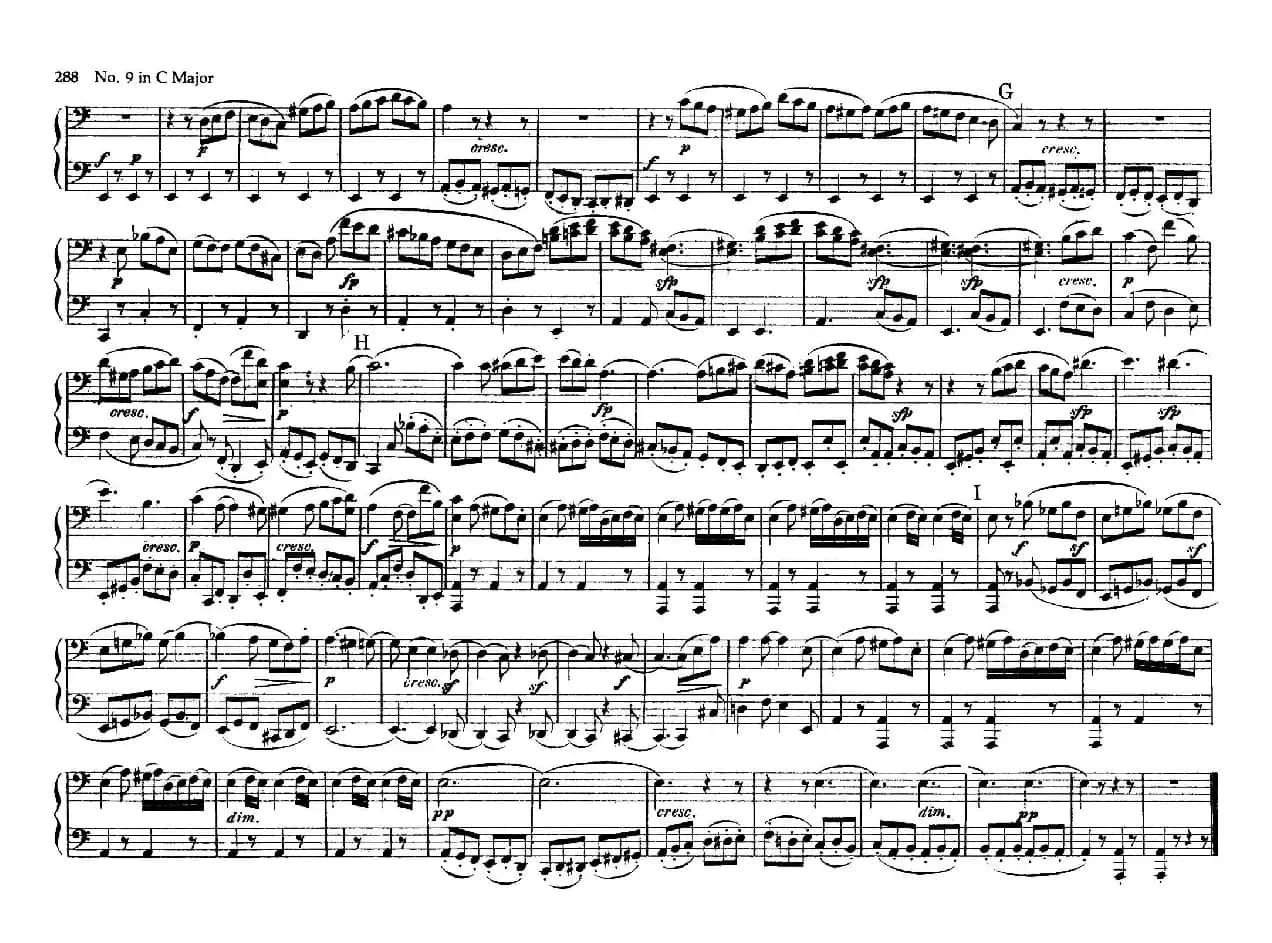 String Quartet No.9 in C Major Op.59-3 - 4 Hands（C大调第九弦乐四重奏·四手联弹）