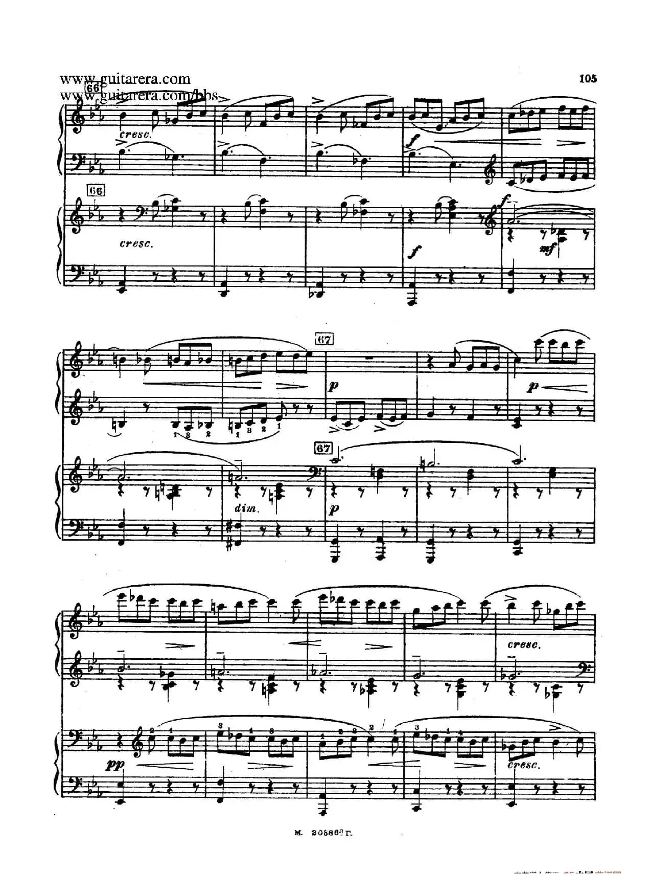 第二双钢琴组曲 Suite for Two Pianos No.2 Op.17(4. 塔兰泰拉舞曲 Tarantella)