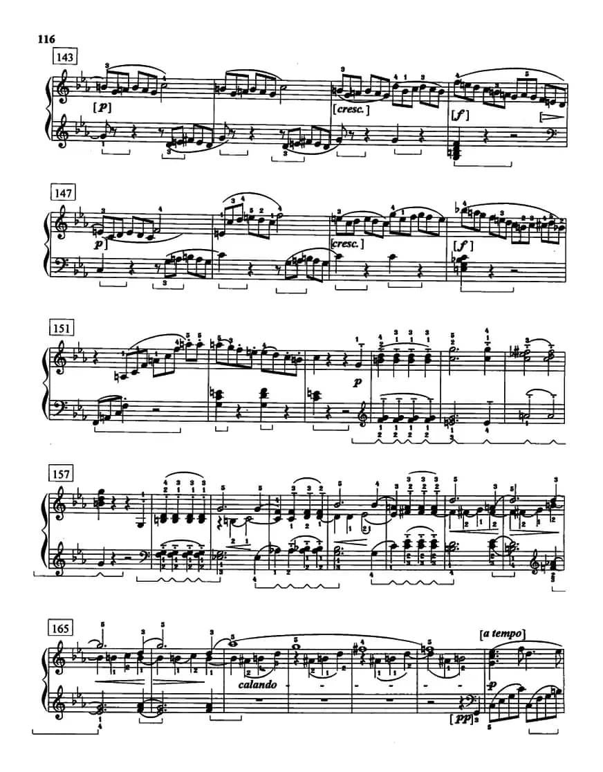 “悲怆”奏鸣曲Op.13（第三乐章）