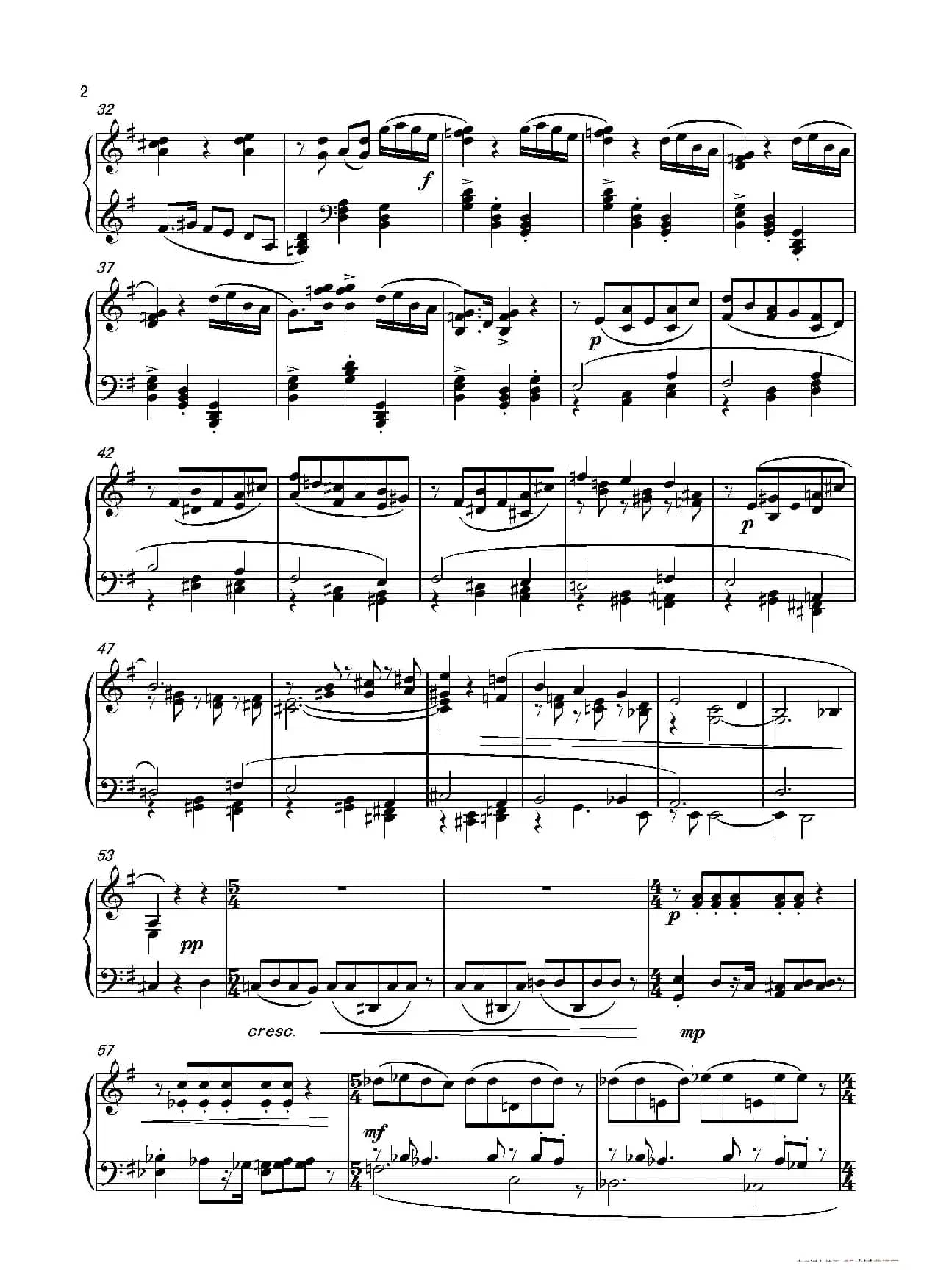 第五钢琴奏鸣曲Piano Sonata No.5