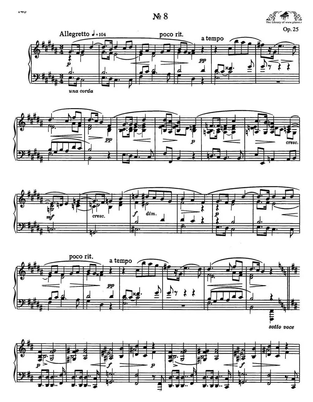 9首玛祖卡舞曲 Op.25（No.8）