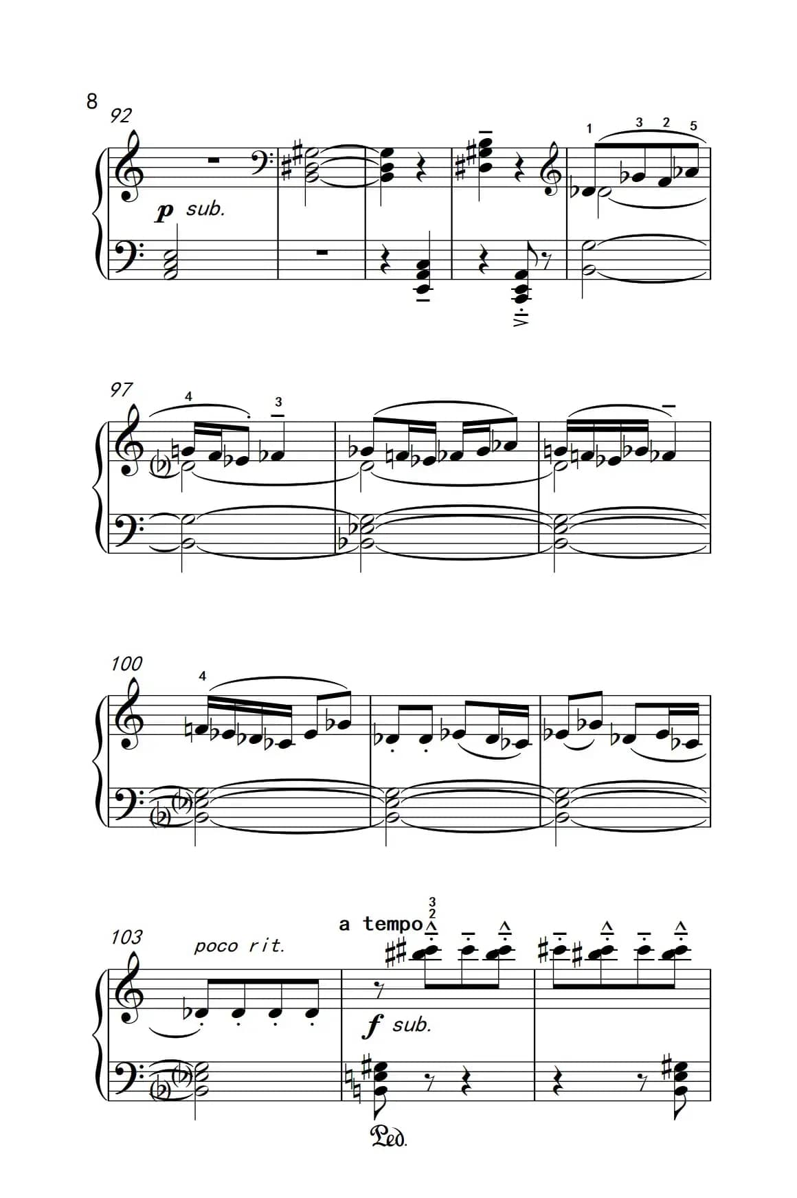 固定低音（巴托克 小宇宙 钢琴教程 6）