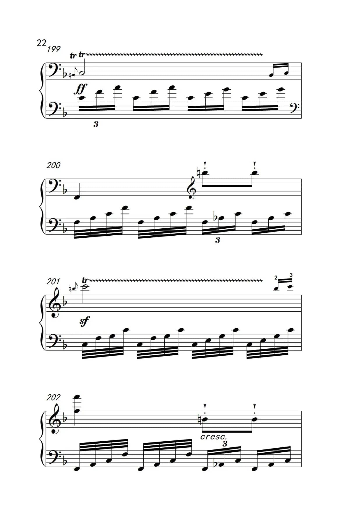 奏鸣曲 Opus 10 Nr.2 第一乐章（贝多芬奏鸣曲集 2）