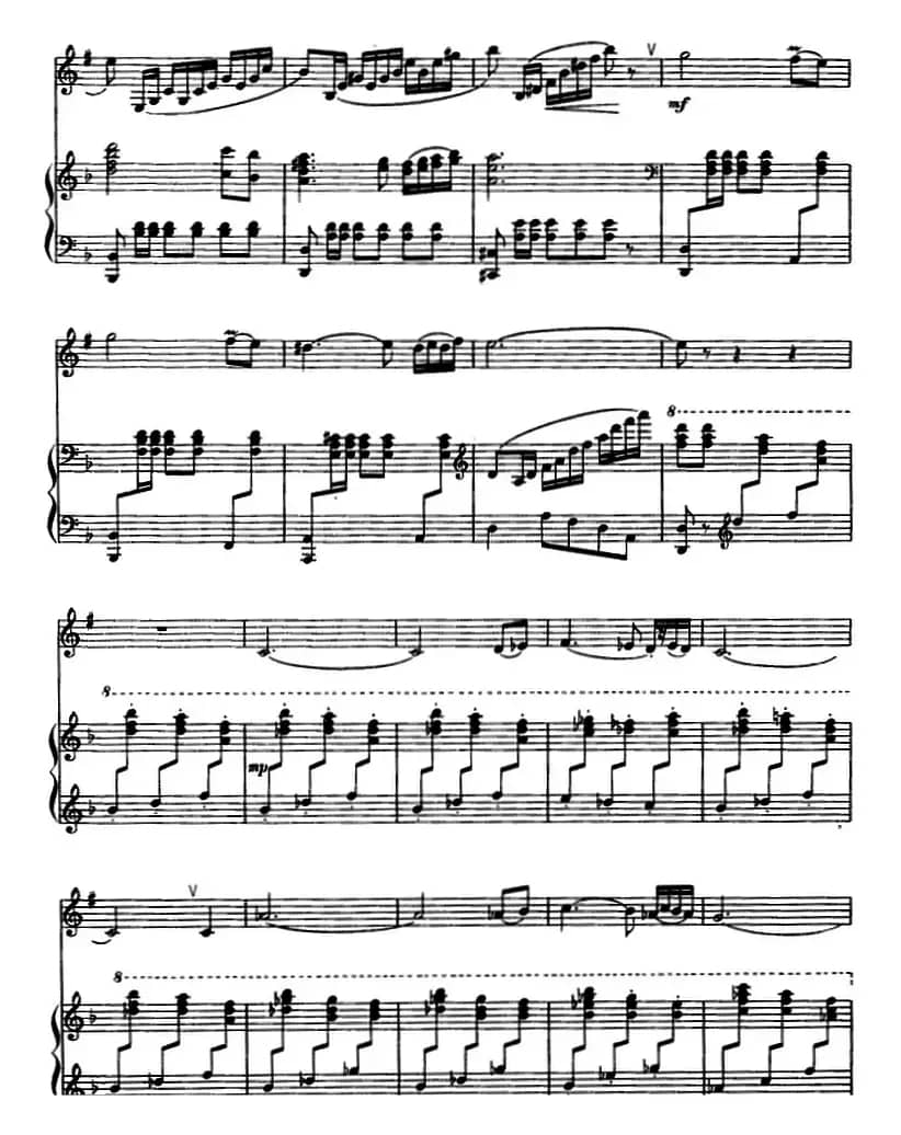 协奏曲“帕米尔之音”第一乐章（单簧管+钢琴伴奏）