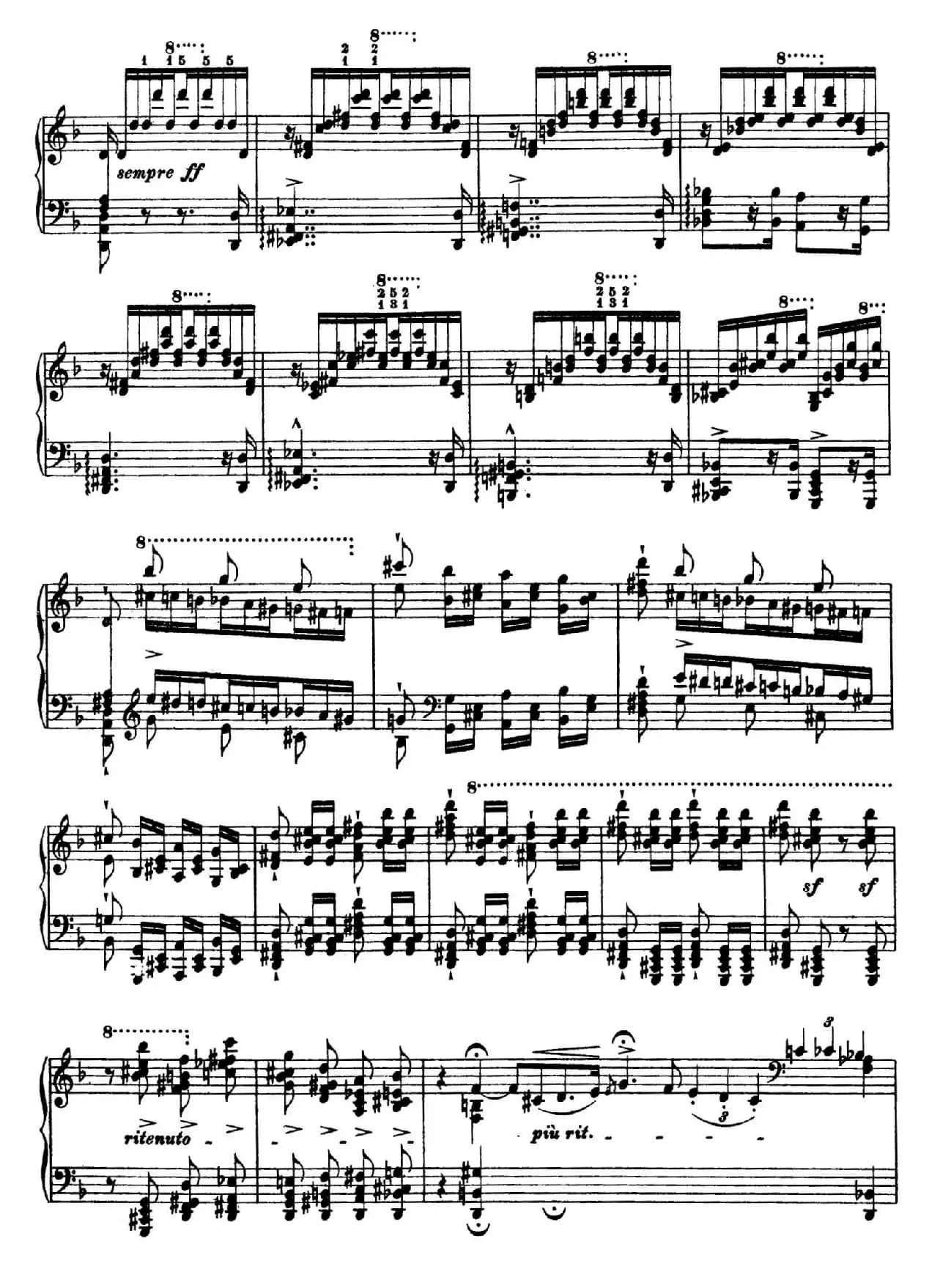 12 Etudes d'execution Transcendante S.139（12首超技练习曲·4）